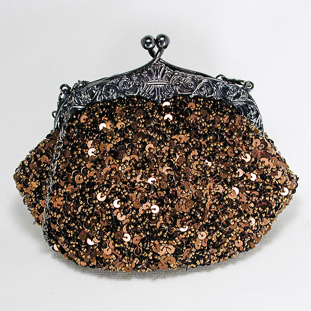 Compact Sequined Evening Bag or Clutch, a fashion accessorie - Evening Elegance