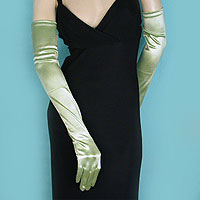 Long Satin Stretch Opera Gloves for Proms & Formal Events, Over 40 Colors, a fashion accessorie - Evening Elegance