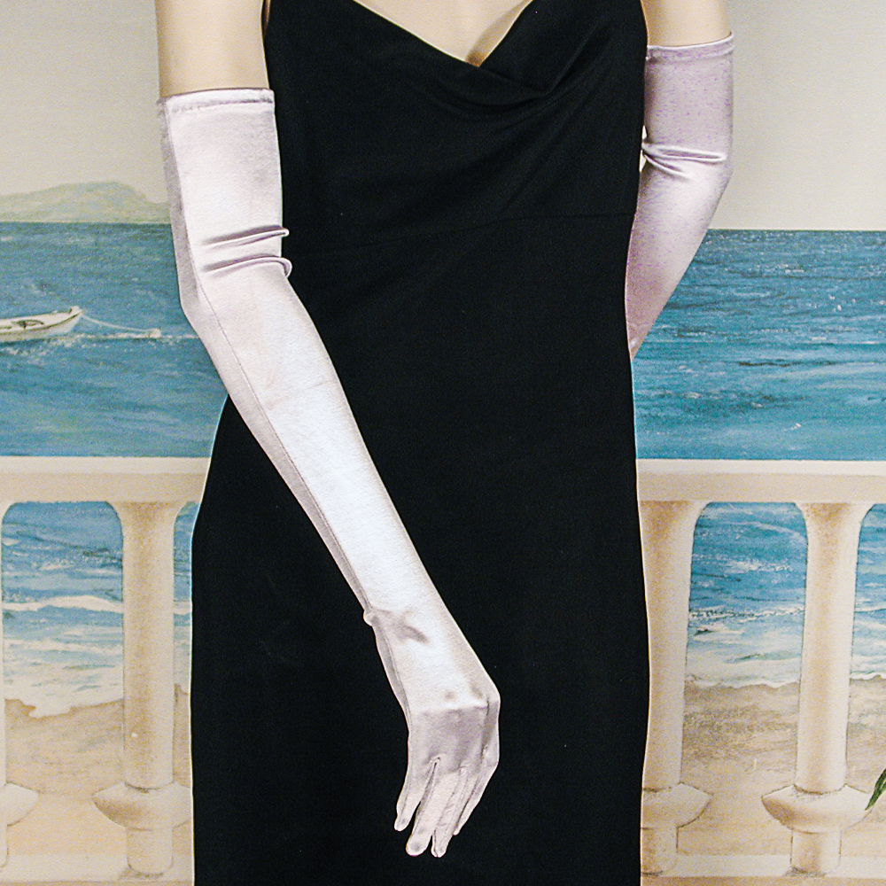 long formal evening gloves