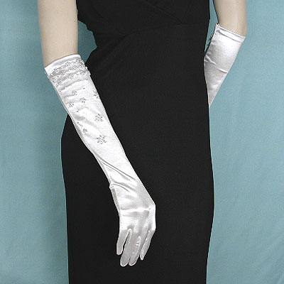 Beaded gloves, a fashion accessorie - Evening Elegance