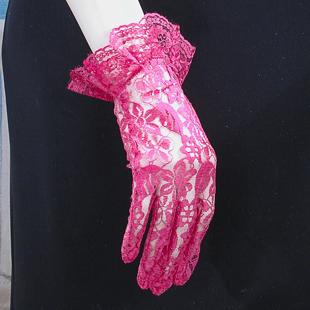 Lace wrist gloves, a fashion accessorie - Evening Elegance
