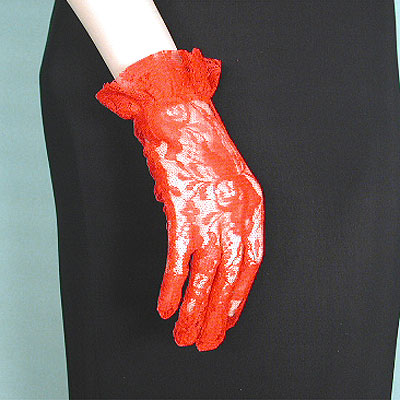 Lace wrist gloves, a fashion accessorie - Evening Elegance