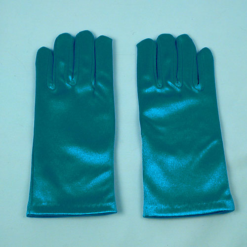 Wrist Satin Stretch Gloves for Children, Ages 3-7, a fashion accessorie - Evening Elegance