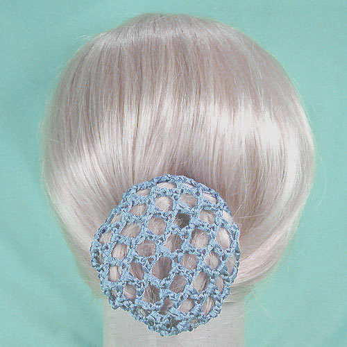 Hairnet Crocheted Hair Bun Cover Snood, a fashion accessorie - Evening Elegance