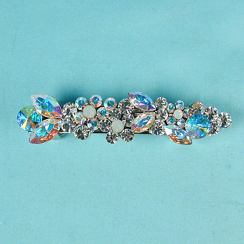 Crystal Rhinestone Barrette, a fashion accessorie - Evening Elegance