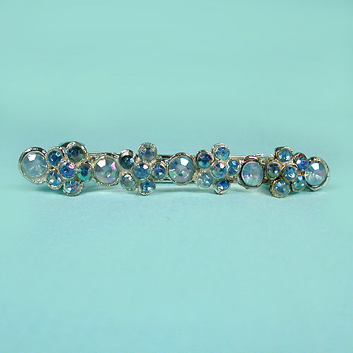 Long Crystal Rhinestone Barrette, a fashion accessorie - Evening Elegance