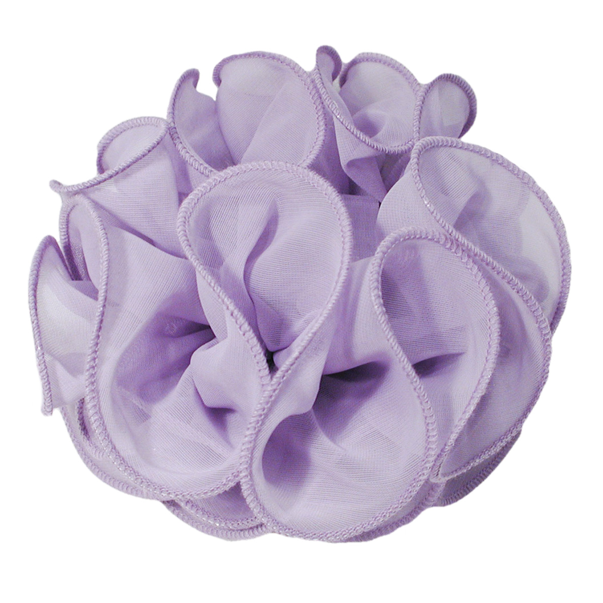 Large Sheer Chiffon Hair Bow, a fashion accessorie - Evening Elegance