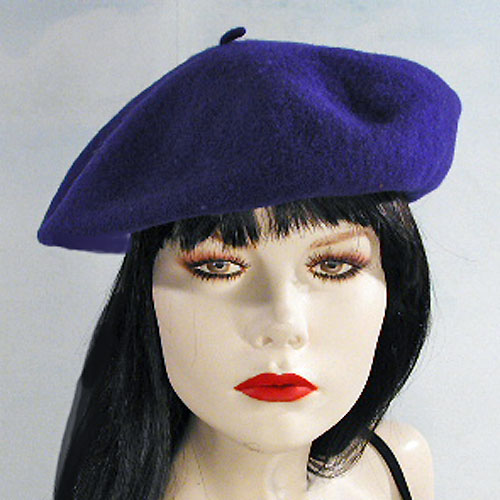 Wool Beret, a fashion accessorie - Evening Elegance