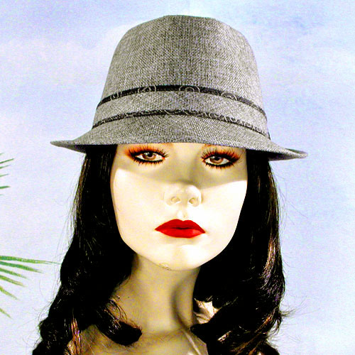 Weave Feora Hat, a fashion accessorie - Evening Elegance