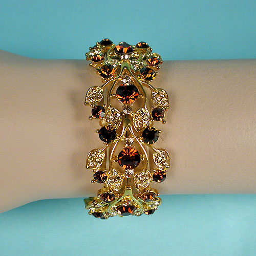 Crystal Rhinestone Stretch Bracelet, a fashion accessorie - Evening Elegance