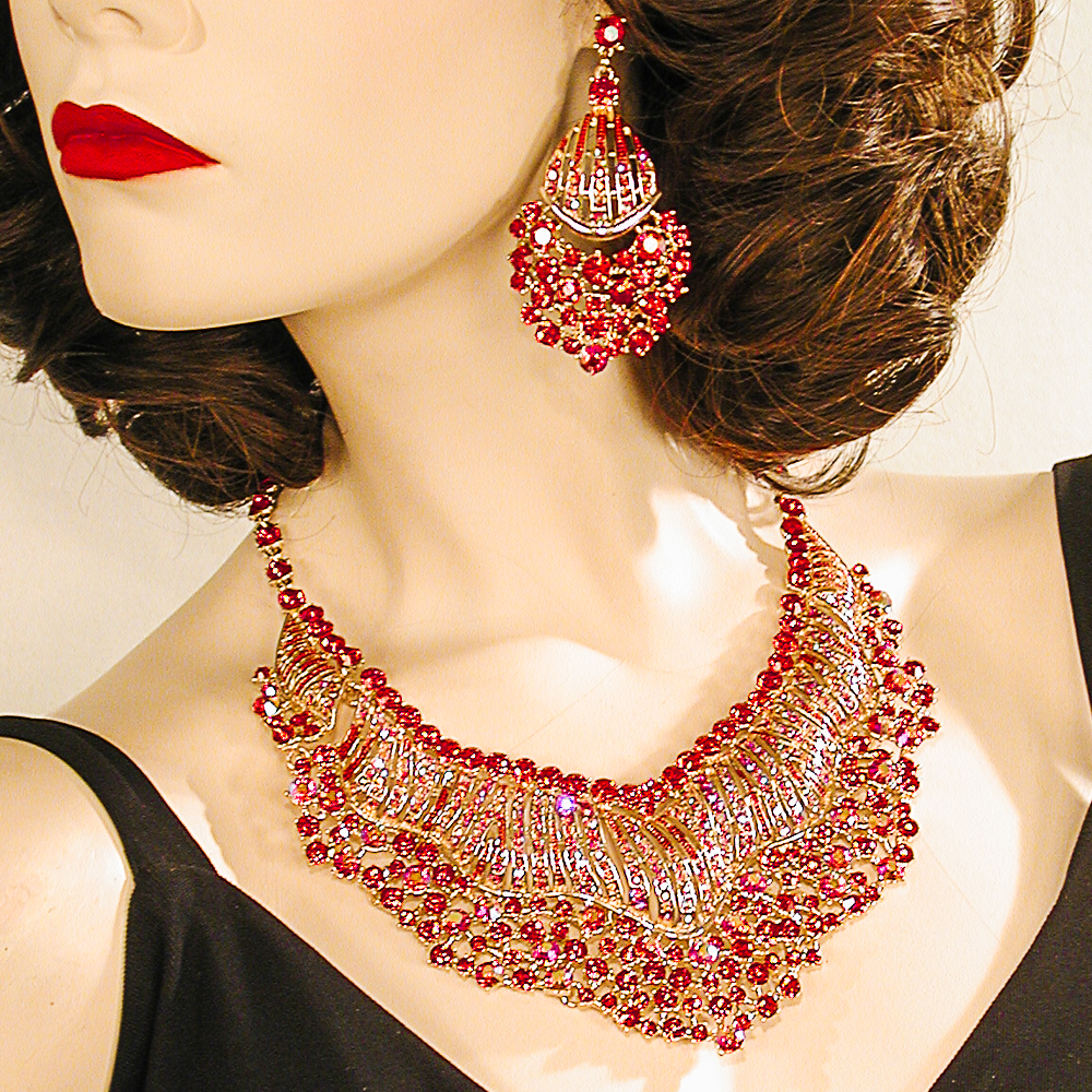 Large Opulent Statement Necklaces, a fashion accessorie - Evening Elegance