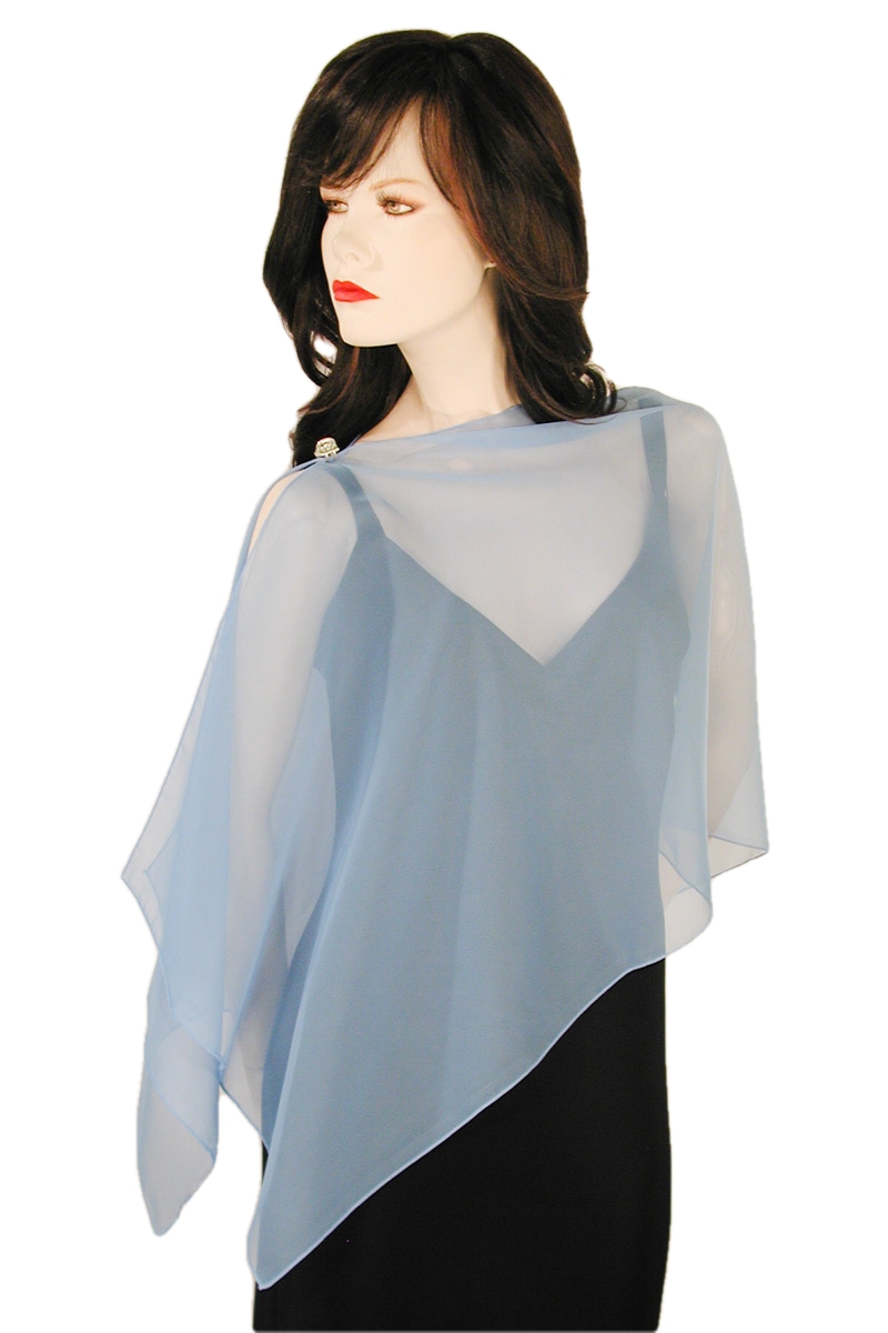 Chiffon Shawl Wrap Scarf for Special Events Weddings Proms, a fashion accessorie - Evening Elegance