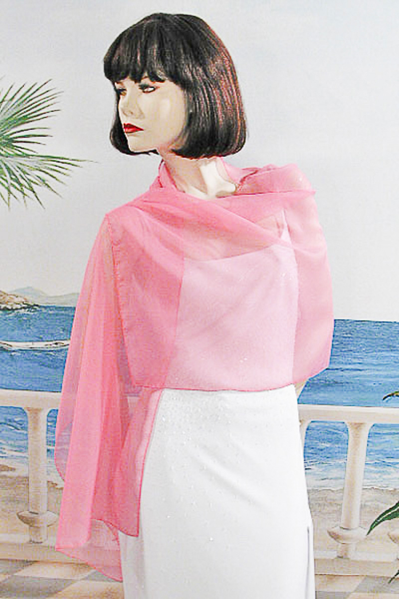 Chiffon Shawl Wrap Scarf for Special Events Weddings Proms, a fashion accessorie - Evening Elegance