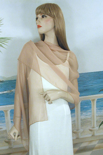 Chiffon Shawl Wrap Scarf for Special Events Weddings Proms, a fashion accessorie - Evening Elegance