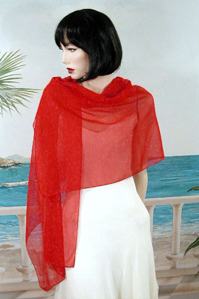 Chiffon Shawl Wrap Scarf for Special Events Weddings Proms, a fashion accessorie - Evening Elegance