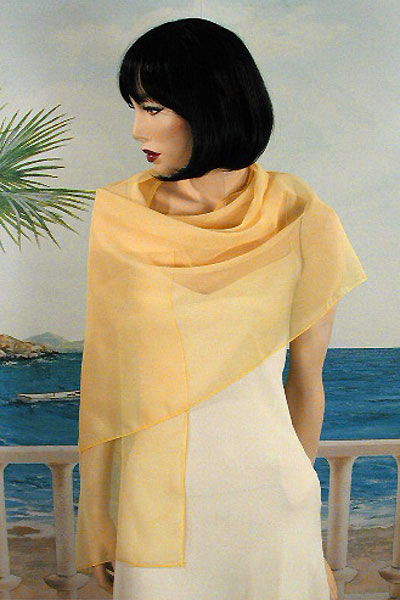 Chiffon Shawl Wrap Scarf for Special Events Weddings Proms, a fashion accessorie - Evening Elegance