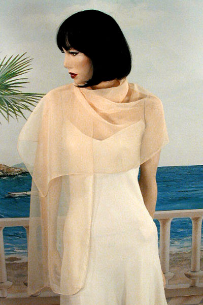 Chiffon Shawl Wrap Scarf for Special Events Weddings Proms, a fashion accessorie - Evening Elegance
