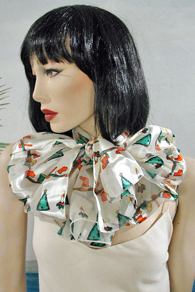 Festive Holiday Scarves or Light Shawls, a fashion accessorie - Evening Elegance