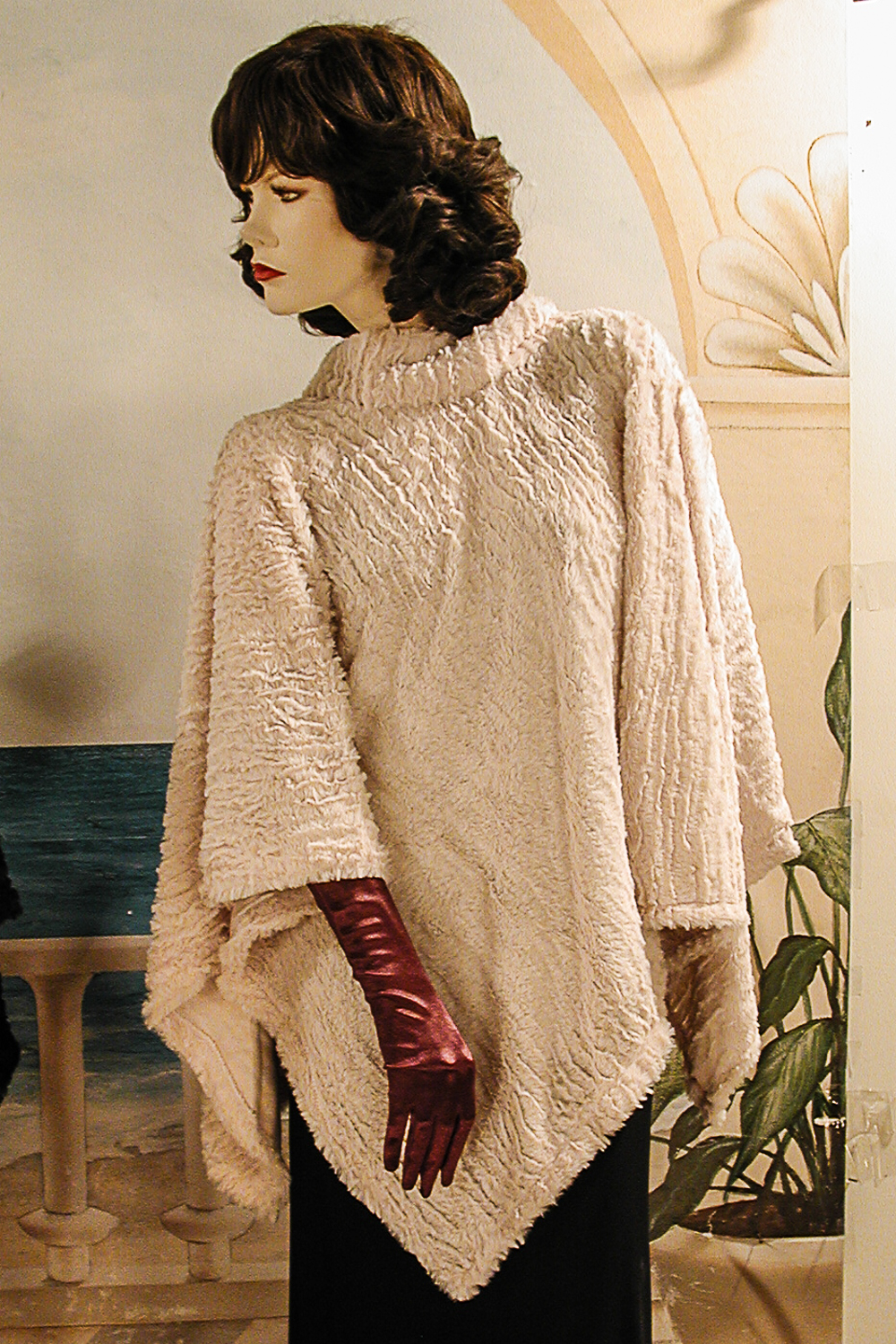 Fabulous Faux Fur Ponchos, a fashion accessorie - Evening Elegance