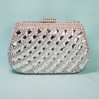 Chuncky Rhinestone Crystal Evening Bag Clutch