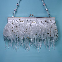 Beaded Sequined Evening Bag Clutch Purse