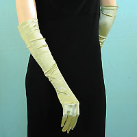 Above the Elbow Satin Stretch Gloves