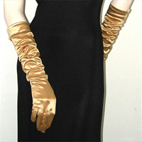 Above the Elbow Satin Stretch Gloves