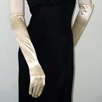 Above the Elbow Satin Stretch Gloves