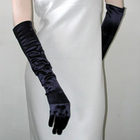 Above the Elbow Satin Stretch Gloves