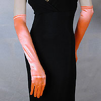 Above the Elbow Satin Stretch Gloves