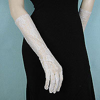 Elegant long lace.
