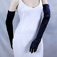 Long Satin Stretch Opera Gloves for Proms & Formal Events, Over 40 Colors
