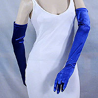 Long Satin Stretch Opera Gloves for Proms & Formal Events, Over 40 Colors