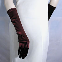 Satin Stretch Gloves Below the Elbow