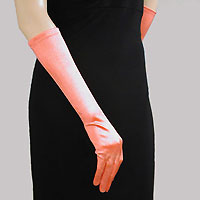 Satin Stretch Gloves Below the Elbow