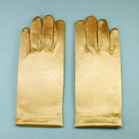Wrist Satin Stretch Gloves for Children, Ages 3-7