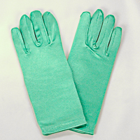 Wrist Satin Stretch Gloves for Children, Ages 3-7