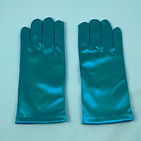 Wrist Satin Stretch Gloves for Children, Ages 3-7