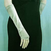 Fingerless Below the Elbow Cocktail Gloves