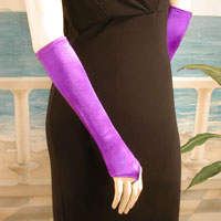 Fingerless Below the Elbow Cocktail Gloves
