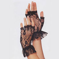 Half Fingered Lace Wrist Length