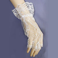 Half Fingered Lace Wrist Length