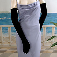 Velvet Opera Gloves