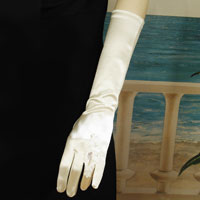 Wedding Ring Finger Embroidered Gloves
