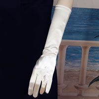 Wedding Ring Finger Embroidered Gloves