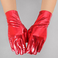 Metallic Shortie Gloves