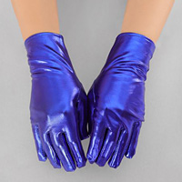 Metallic Shortie Gloves