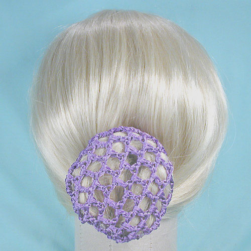 Hairnet Crocheted Hair Bun Cover Snood, a fashion accessorie - Evening Elegance