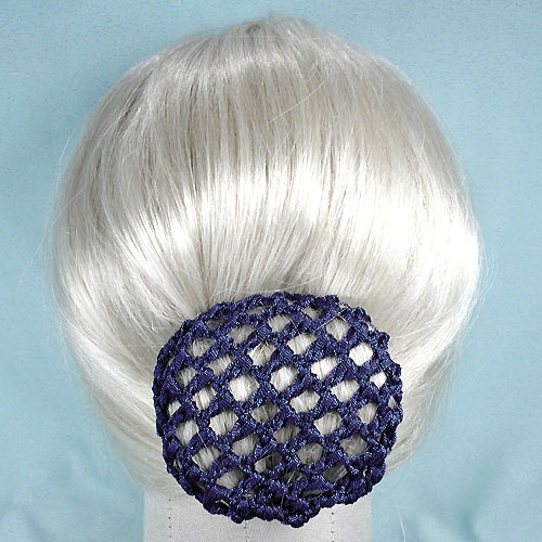 Hairnet Crocheted Hair Bun Cover Snood, a fashion accessorie - Evening Elegance