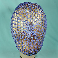 Soft Crocheted Rayon Snood and Hair Net
